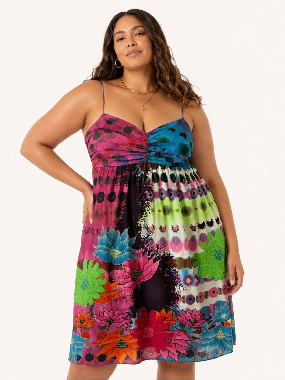 Vintage Desigual Spaghetti Strap Dress